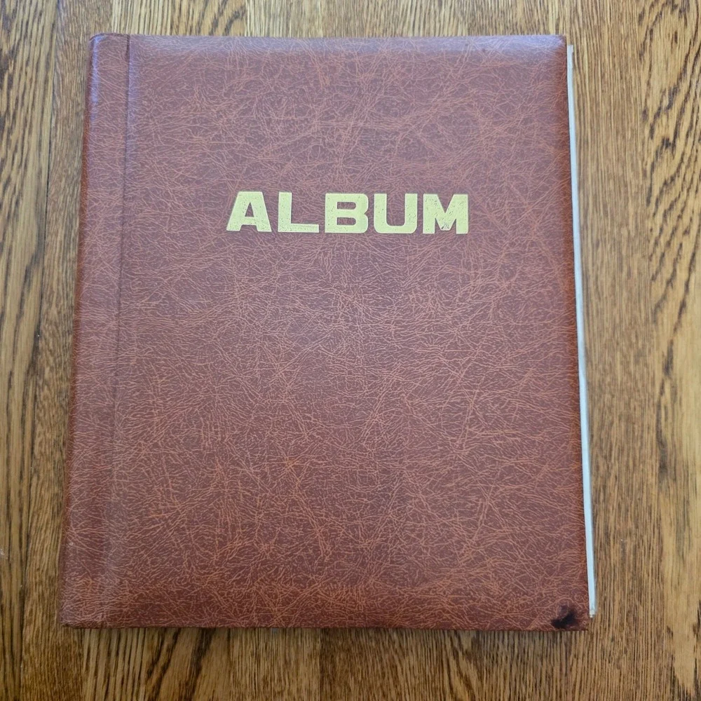 Vintage MBL Keep N Touch Brown Magnetic Self Adhesive Photo Album 20 Pages Korea